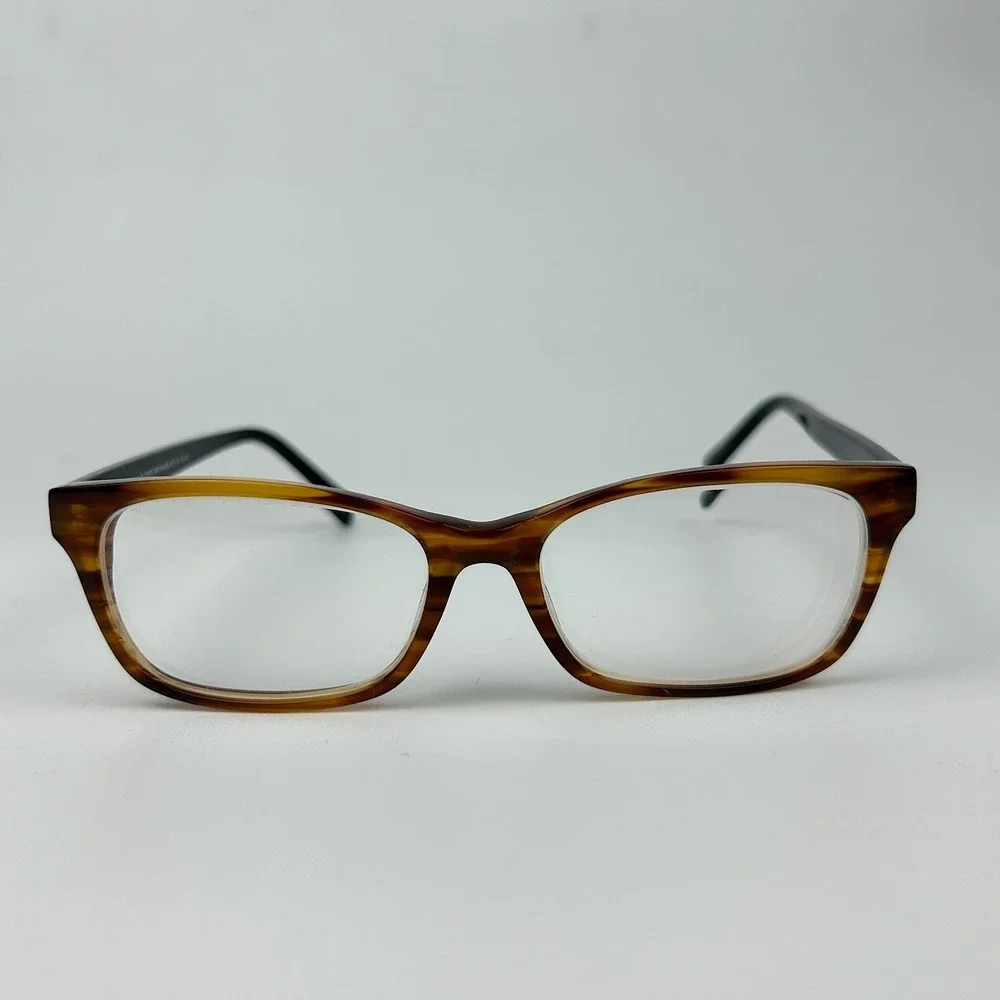 Heart 1219 Blonde Havana Womens Eyeglasses Black Tortoise Full Rim 51-15-140 mm